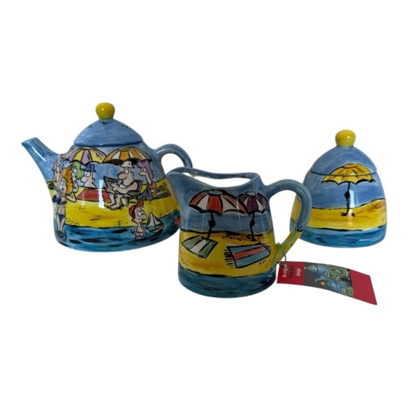 Travis Storti Teapot | Cream Pot | Sugar Pot - Picture 2 of 10